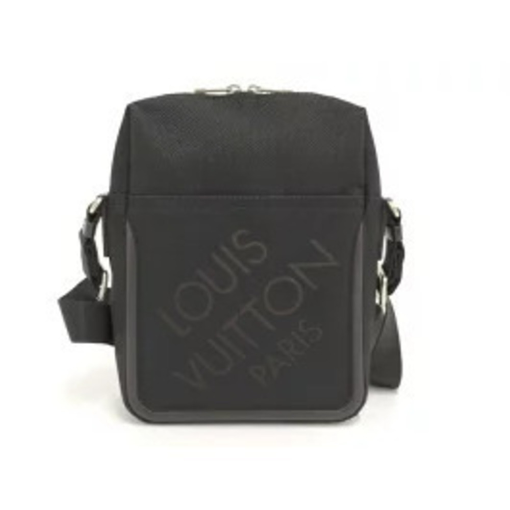 Louis Vuitton Companion Bag Black Canvas Shoulder